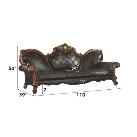 Picardy Oversized Sofa W/5 Pillows - Ornate Home