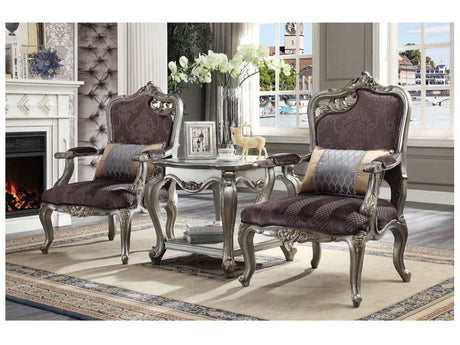 Picardy Platinum Chair - Ornate Home
