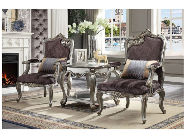 Picardy Platinum Chair - Ornate Home