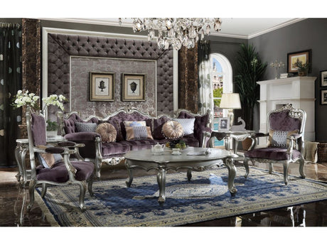 Picardy Platinum Sofa W/8 Pillows - Ornate Home