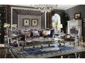 Picardy Platinum Sofa W/8 Pillows - Ornate Home