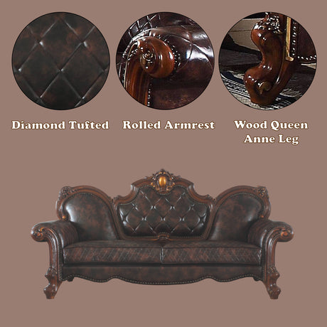 Picardy Sofa W/3 Pillows - Ornate Home