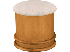 Piccolo Flecked Oatmeal/Brown Storage Stool - Ornate Home