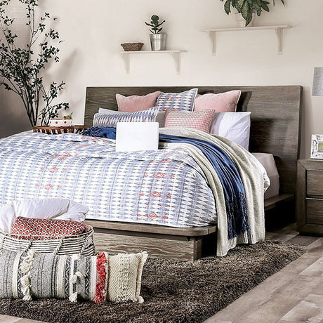 Pickstown Light Walnut Queen Bed - Ornate Home
