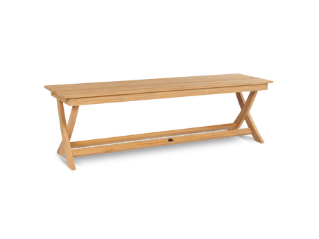 Picnic 3-Person Teak Outdoor Bench - Ornate Home