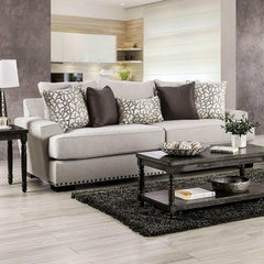 Picotee Light Gray & Charcoal 2pc Living Room Set - Ornate Home
