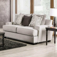 Picotee Light Gray & Charcoal 2pc Living Room Set - Ornate Home