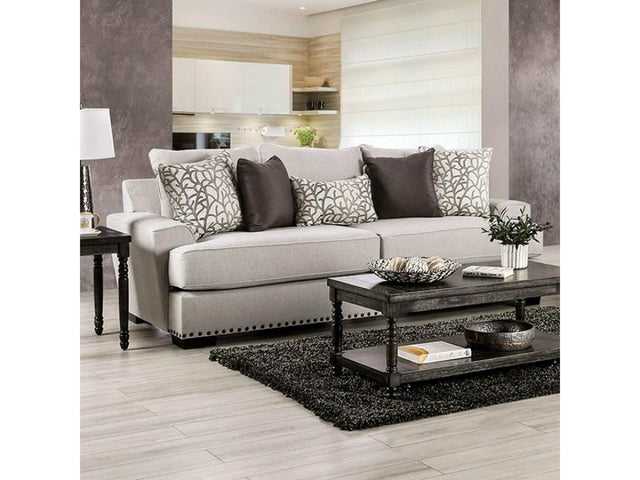 Picotee Light Gray Oversized Sofa - Ornate Home