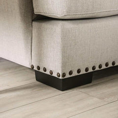 Picotee Light Gray Oversized Sofa - Ornate Home