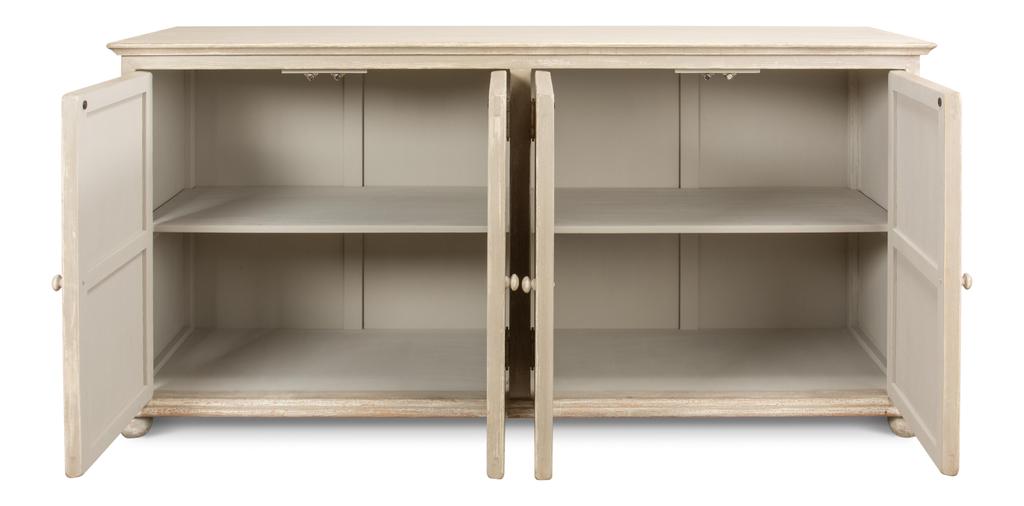 Pie Crust Beige Door Sideboard - Ornate Home
