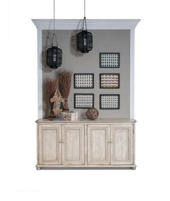 Pie Crust Beige Door Sideboard - Ornate Home