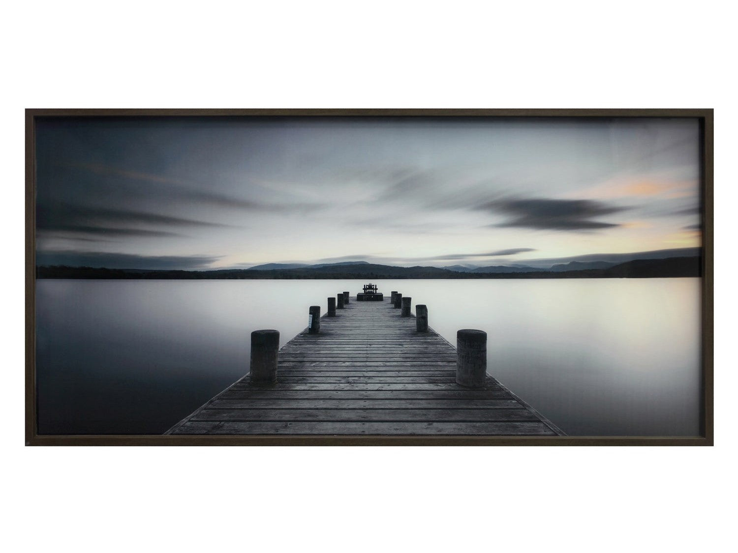 Pier Walk Gray Wall Art