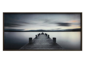 Pier Walk Gray Wall Art - Ornate Home