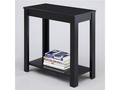 Pierce Black Chairside Table - Ornate Home