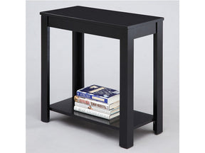 Pierce Black Chairside Table - Ornate Home