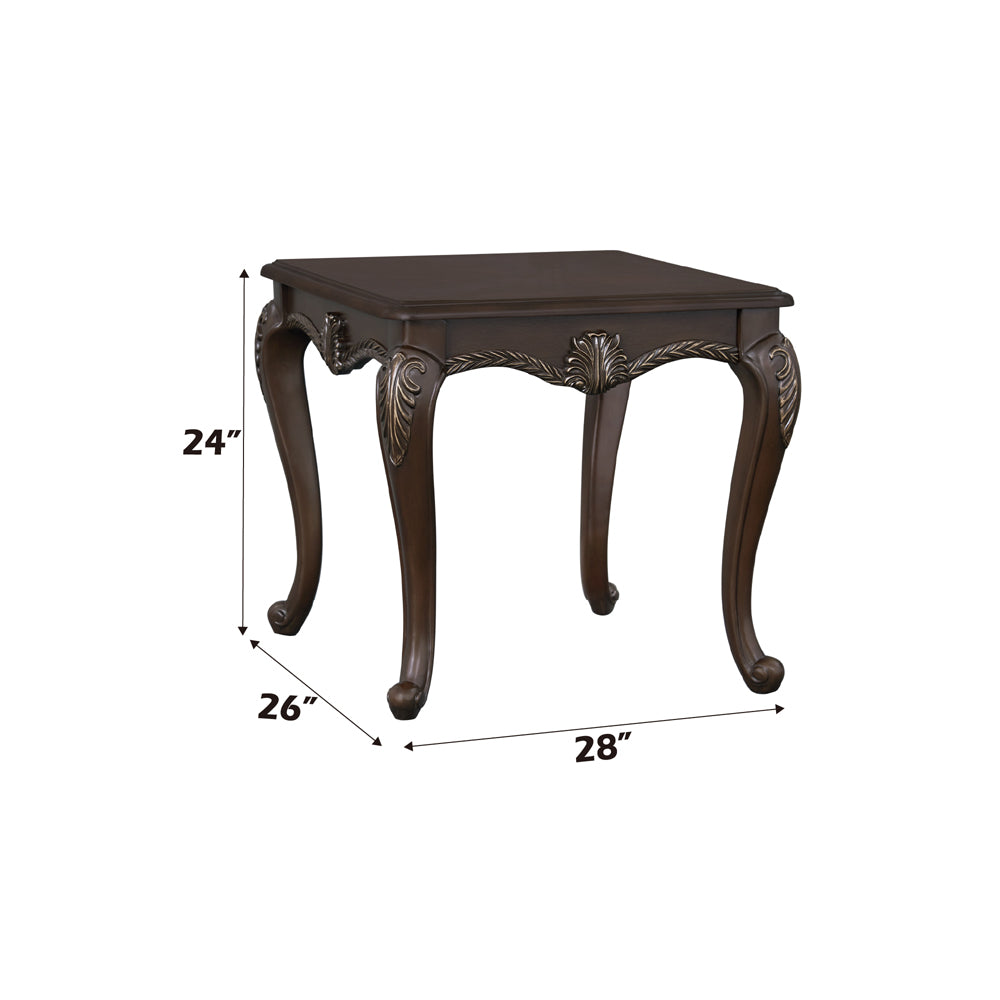 Pierce Cherry End Table - Ornate Home