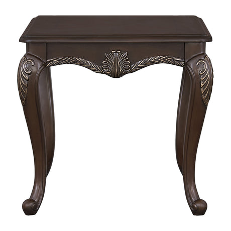Pierce Cherry End Table - Ornate Home