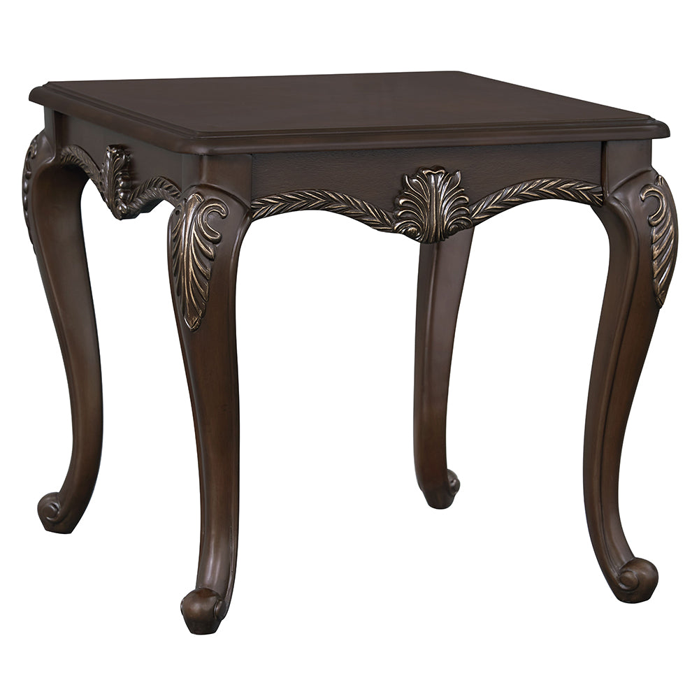 Pierce Cherry End Table - Ornate Home