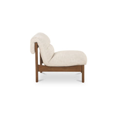 Pierce Flecked Beige Accent Chair - Ornate Home