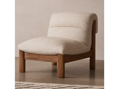 Pierce Flecked Beige Accent Chair - Ornate Home