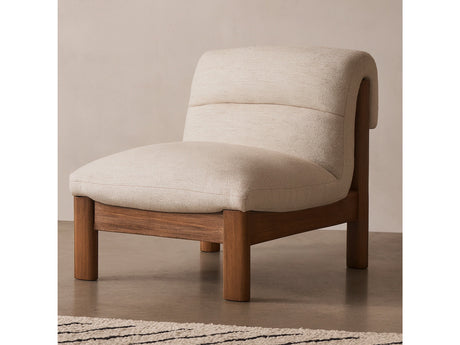 Pierce Flecked Beige Accent Chair - Ornate Home