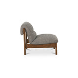 Pierce Flecked Black Accent Chair - Ornate Home