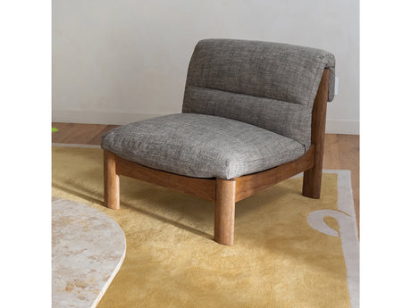 Pierce Flecked Black Accent Chair - Ornate Home