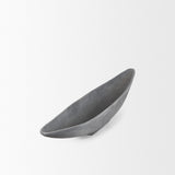 Piero Gray Small Concrete Finished Metal Decorative Bowl - Ornate Home