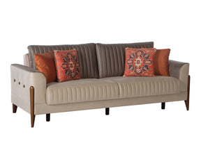 Piero Hande Beige Sofa - Ornate Home