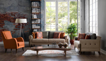 Piero Hande Beige Sofa - Ornate Home