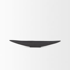 Piero Matte Black Small Metal Decorative Bowl - Ornate Home