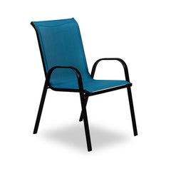 Pierro Blue 5 Pc. Outdoor Dining Set - Ornate Home