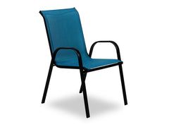 Pierro Blue Stacking Chair (Set of 2) - Ornate Home