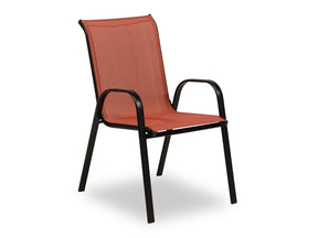 Pierro Red Stacking Chair (Set of 4) - Ornate Home