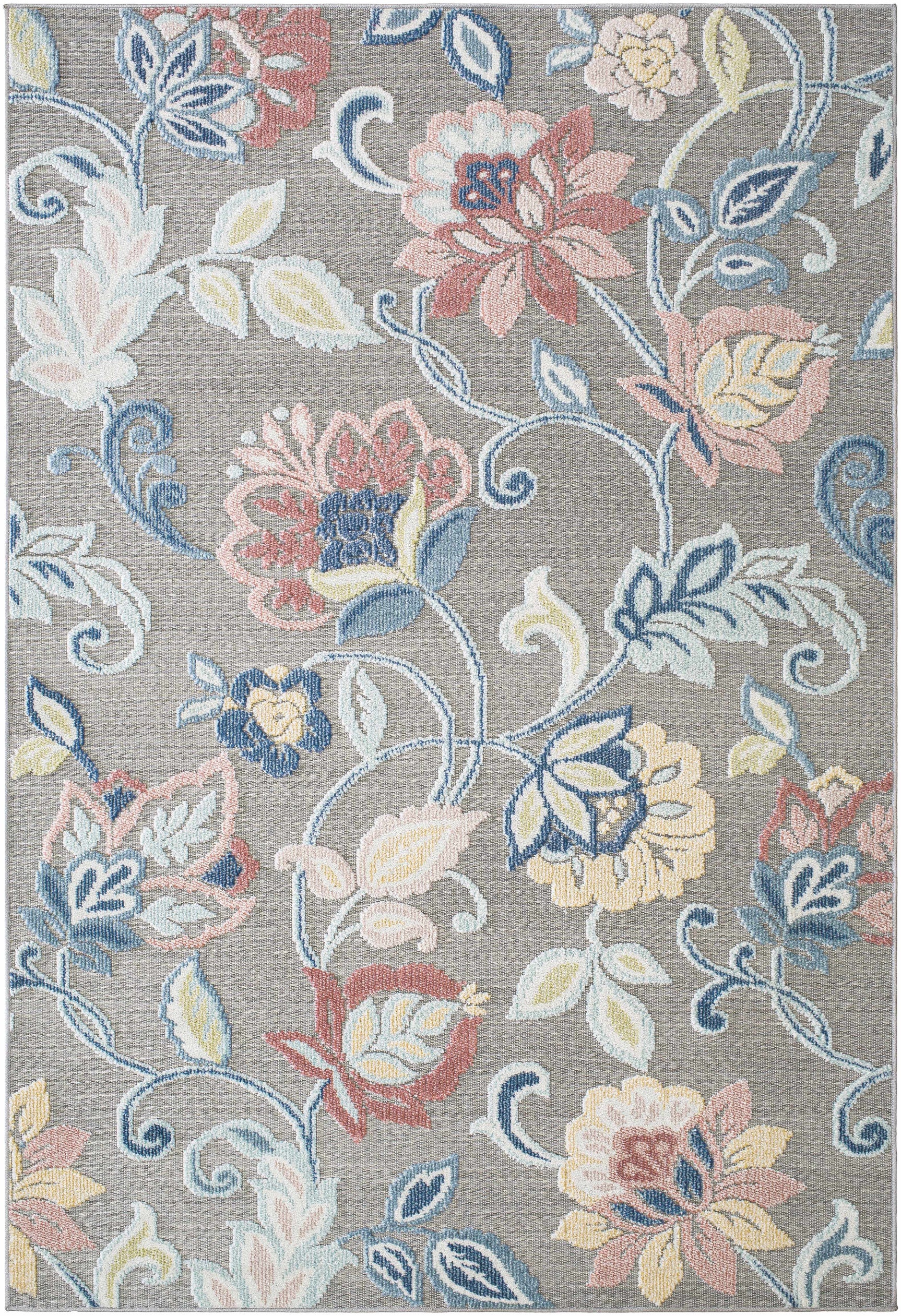 Piers Gray Outdoor Area Rug - Clearance - Ornate Home