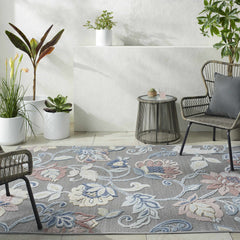 Piers Gray Outdoor Area Rug - Clearance - Ornate Home