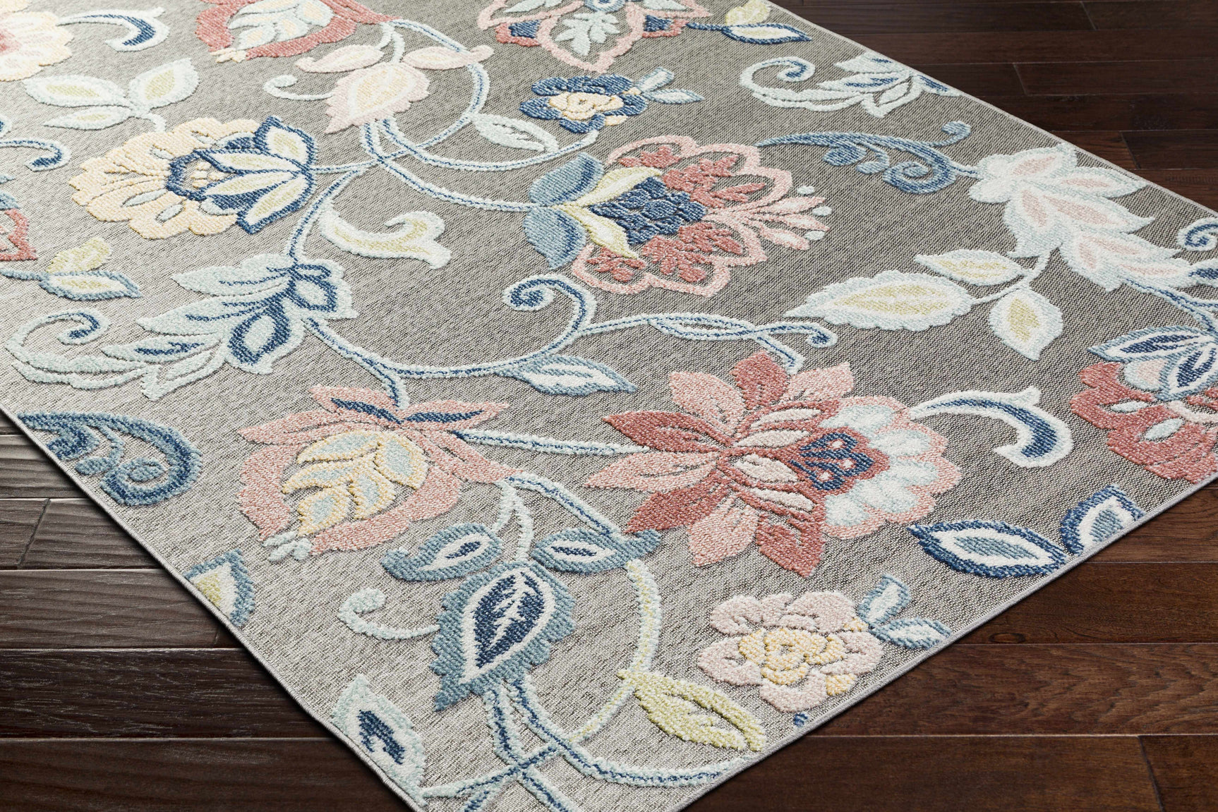 Piers Gray Outdoor Area Rug - Clearance - Ornate Home