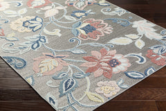 Piers Gray Outdoor Area Rug - Clearance - Ornate Home