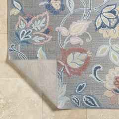 Piers Gray Outdoor Area Rug - Clearance - Ornate Home