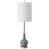 Piers Mottled Blue Buffet Lamp - Ornate Home
