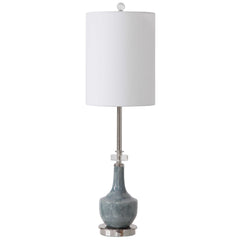 Piers Mottled Blue Buffet Lamp - Ornate Home