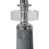 Piers Mottled Blue Buffet Lamp - Ornate Home