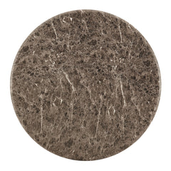 Pietra Dark Emperador Marble Indoor Outdoor Patio Round Dining Table - Ornate Home