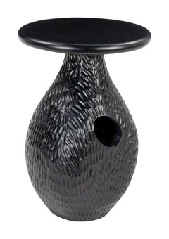 Piho Black Side Table - Ornate Home