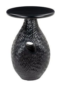 Piho Black Side Table - Ornate Home