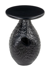 Piho Black Side Table - Ornate Home