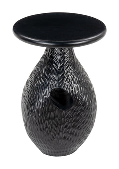 Piho Black Side Table - Ornate Home