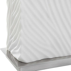 Pillar White Marble Table Lamp - Ornate Home