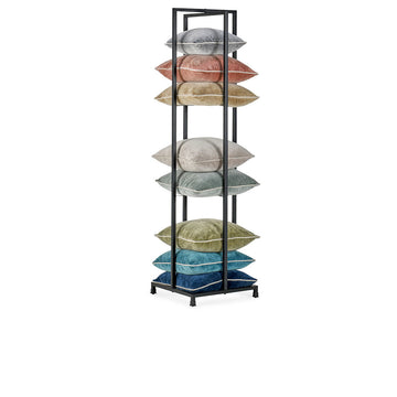 Pillow Tower Black Rack - Ornate Home