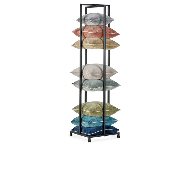 Pillow Tower Black Rack - Ornate Home